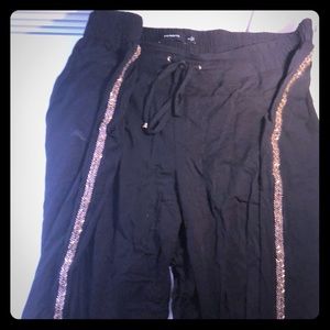 TORRID Gold stripper Genie pants
